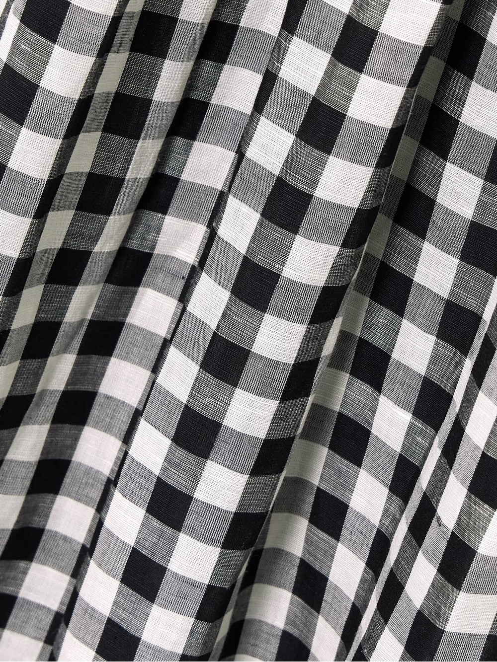 NWT DOEN LESLIE TIE-DETAILED SMOCKED GINGHAM VOILE MIDI DRESS - Picture 4 of 11
